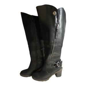 white mountain tall boots w/ buckles
